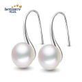 9-10mm AAA Varity Colors Boucle d&#39;oreille en argent sterling avec boucles d&#39;oreilles en argent 925